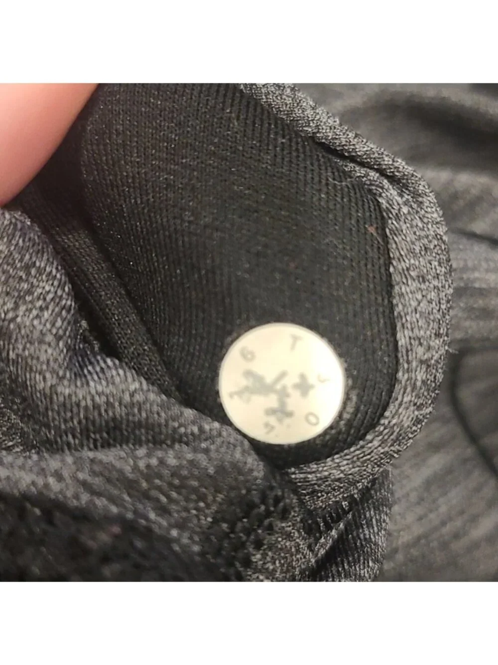 Lululemon Wunder Under Pant (Hi-Rise)Heathered Black EEUC